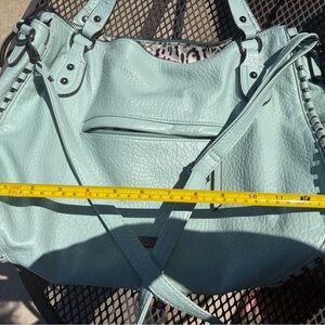 Jessica Simpson mint green hobo style purse